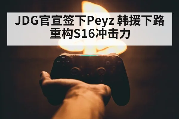 JDG官宣签下Peyz 韩援下路重构S16冲击力